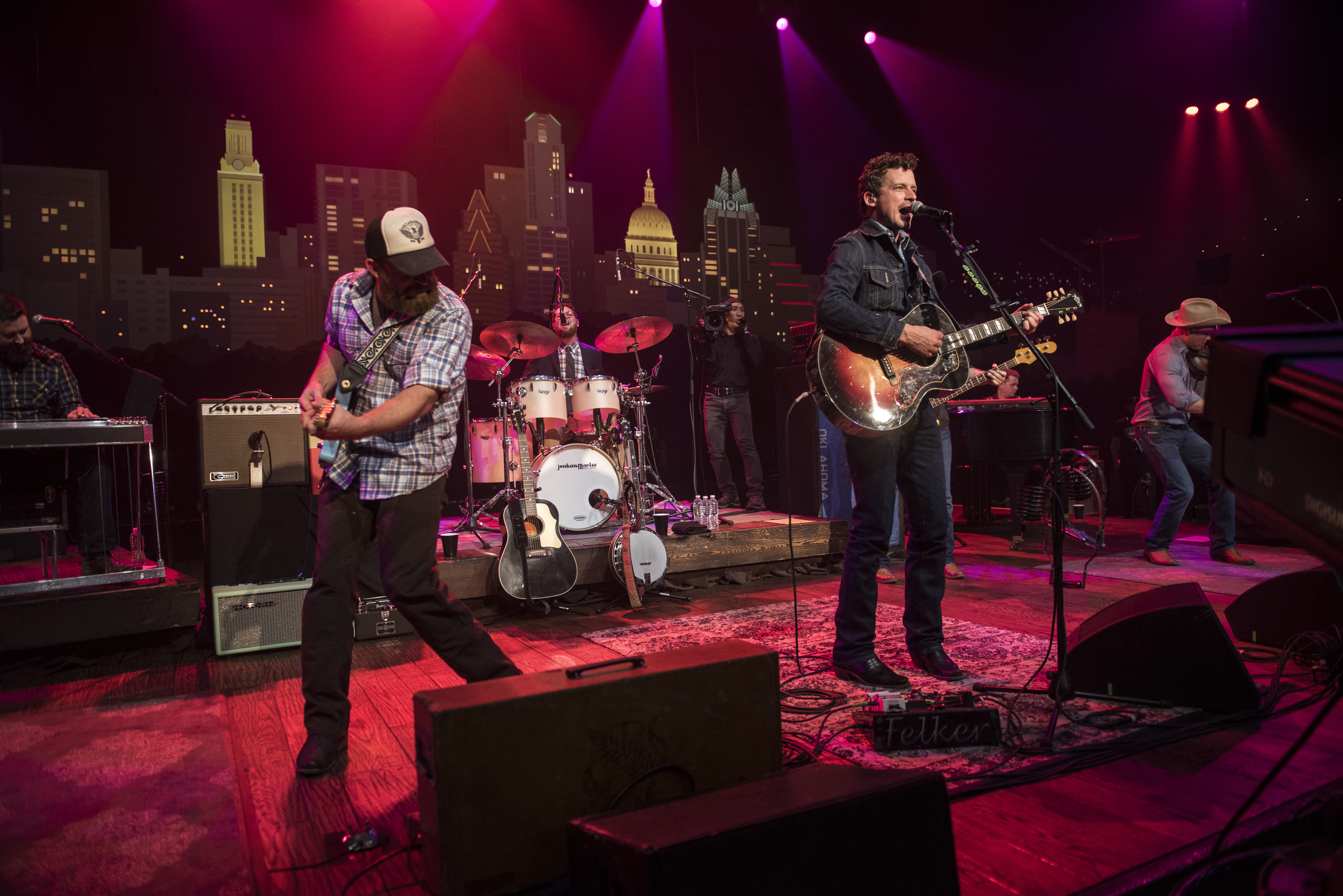 Chris Stapleton and the Turnpike Troubadours performing at Austin City Limits