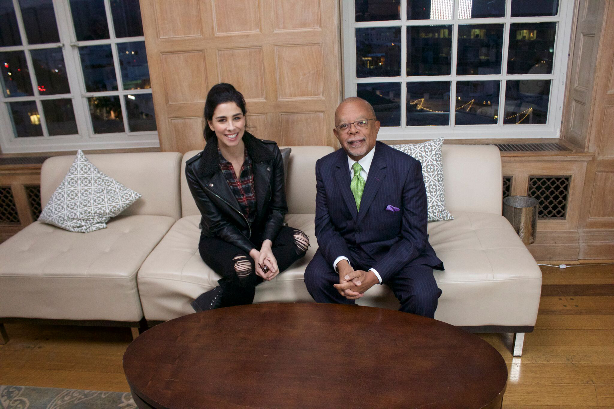 Henry Louis Gates, Jr. and Sarah Silverman