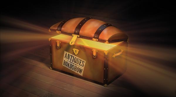 Antiques Roadshow treasure box logo image