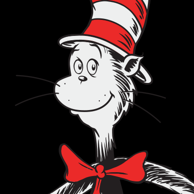 Cat in the hat image