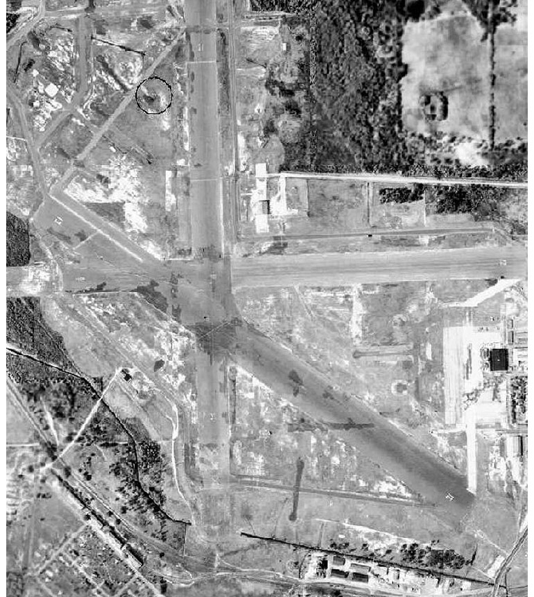 Aerial shot of the Dale Mabry Air Field