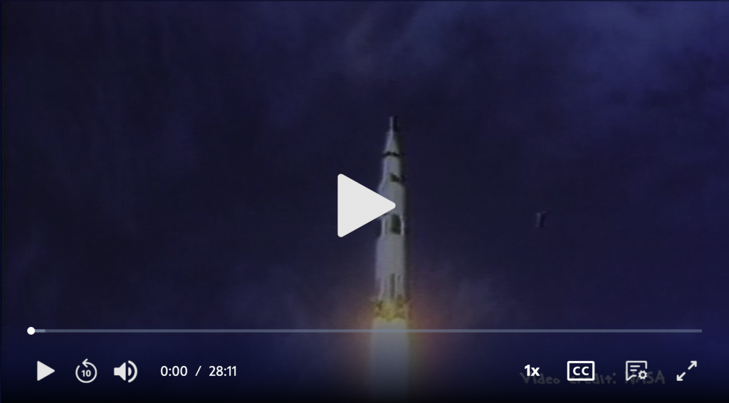 video player image (space ship)