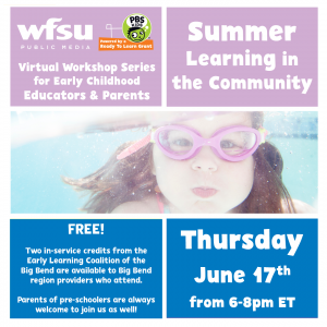 Summer Learning in the Community: Virtual Workshop for Early Childhood Educators and Parents