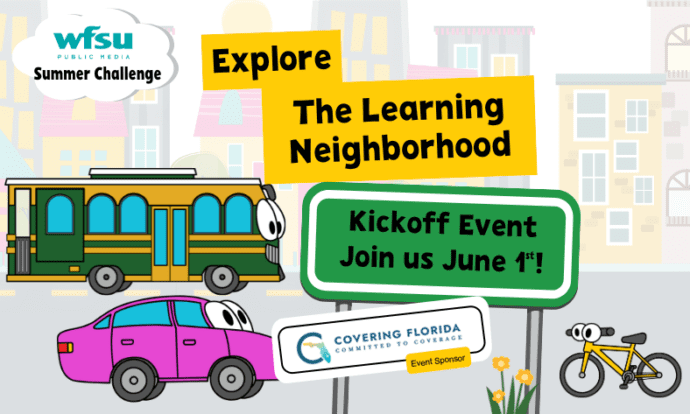 wfsu summer challenge explore the learning neighborhood kickoff event june 1 - join us there!