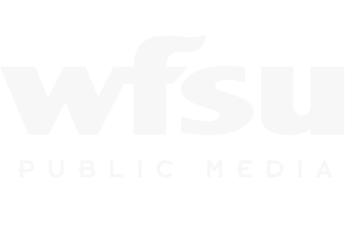 WFSU public media logo in white text.