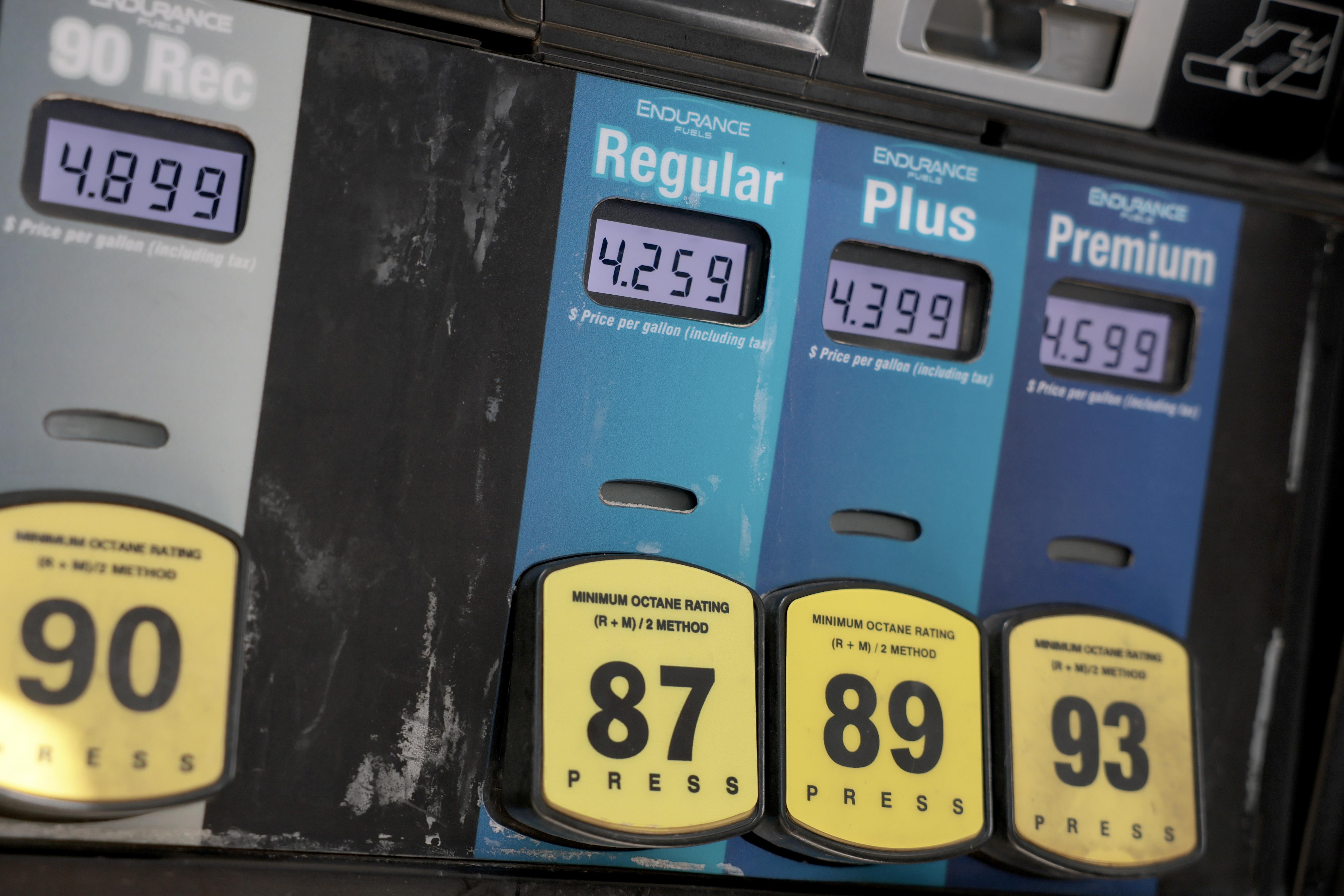 Gasoline prices jumped more than a dollar a gallon in March, pushing inflation higher.