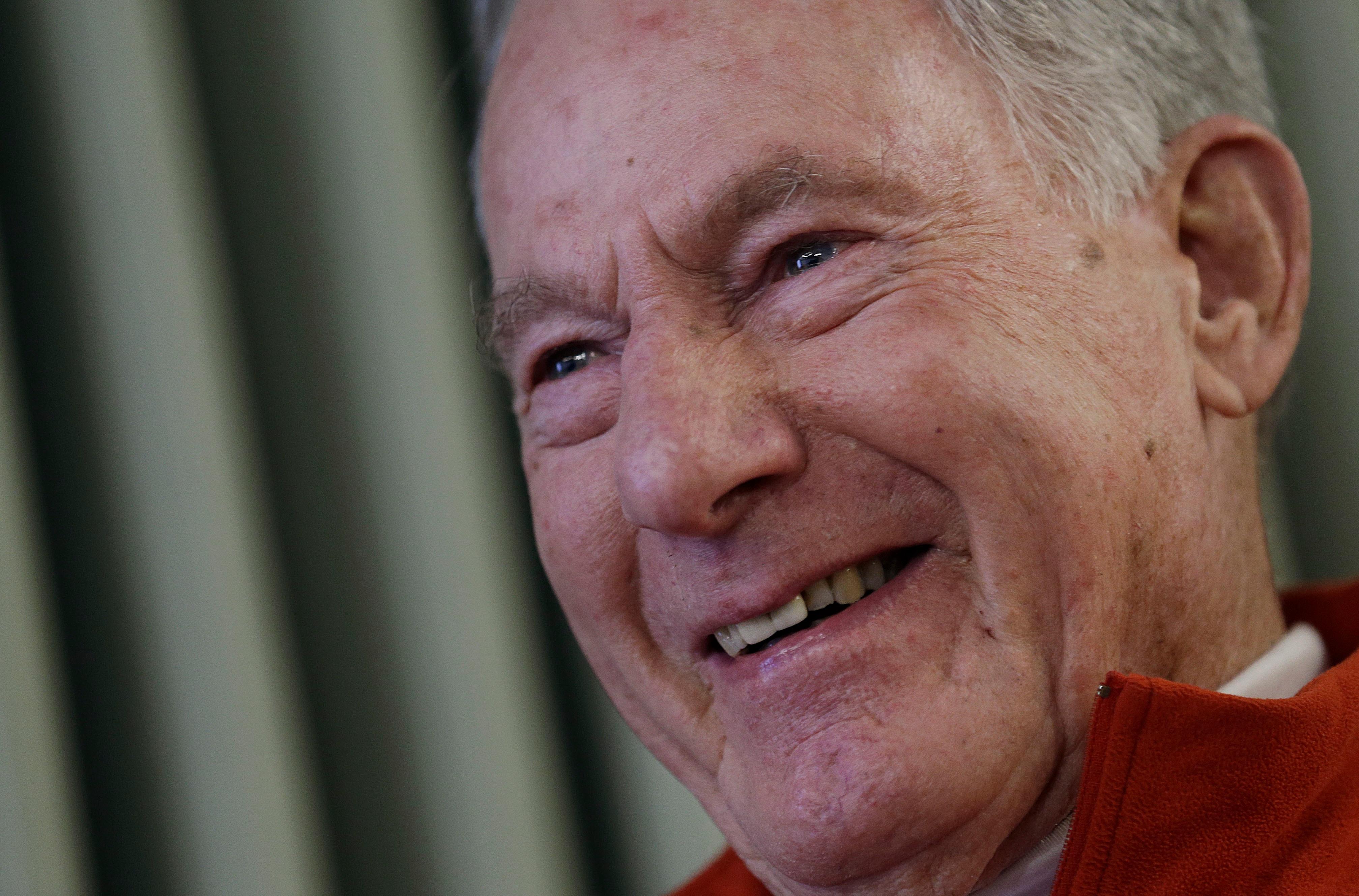 Jim Whittaker is interviewed for the 50th Anniversary Celebration of the First American Ascent of Mount Everest in Berkeley, Calif., Feb. 22, 2013.