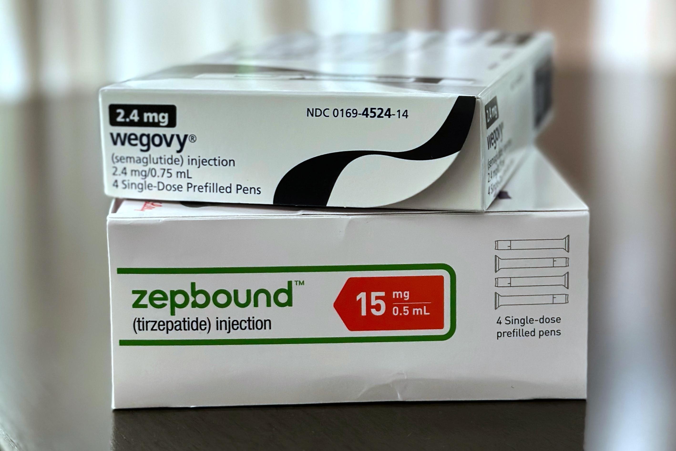 Wegovy and Zepbound are GLP-1 weight loss treatments. They are available by prescription.