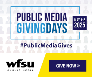 Support WFSU during Public Media Giving Days May 1st and 2nd