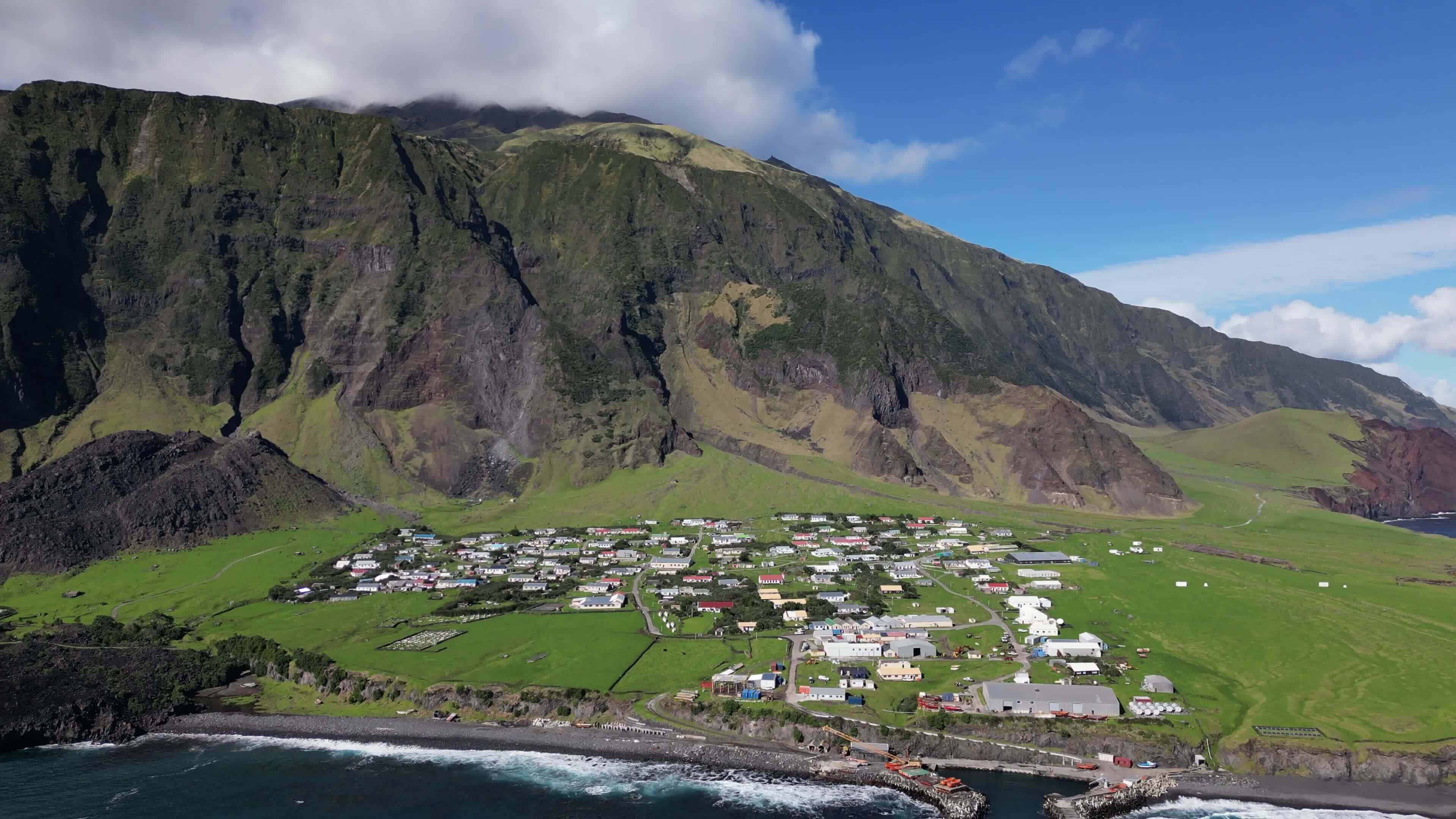 Home to just 221 people, Edinburgh of the Seven Seas is the only settlement on Tristan da Cunha, the world