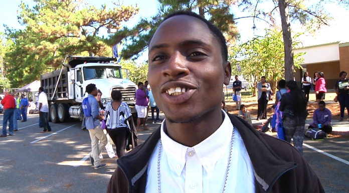 Leon County Students Focus Their Career Paths at the Leon Works Expo Johnny Davis discusses his career plans at the Leon Works Expo.