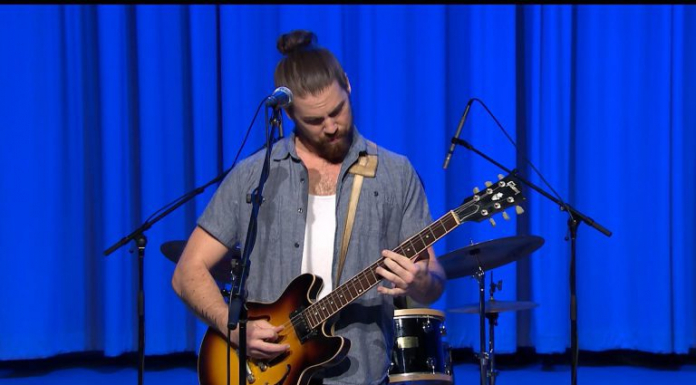 Taller Trees | Turn Me Loose Guy jamming out on the guitar