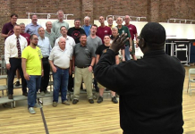 The Capital Chordsmen Share a Heritage of Harmony A photo of a photo of a group photo