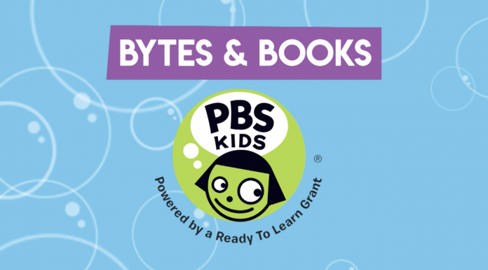WFSU’s Bytes & Books Program Stimulates Young Minds byes and books with pbs kids green logo