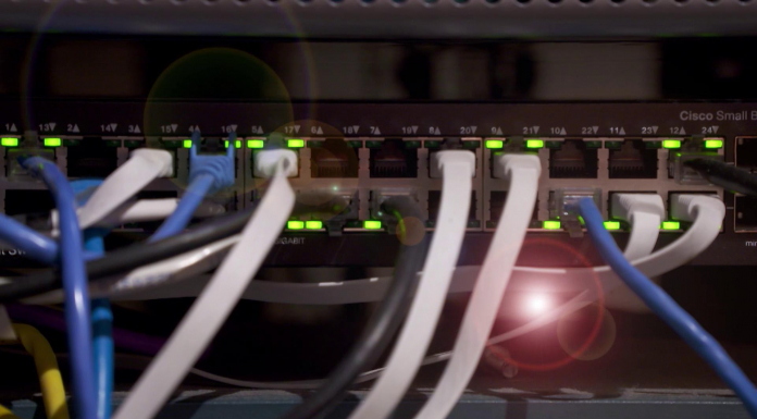 Local Routes: Talking About Tech – Episode 408 Server with cords and lights