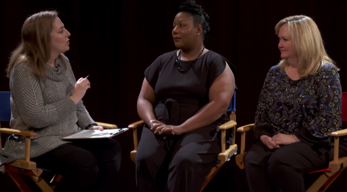 The Conversation Continues about BTS Retro Local Gina Jordan et al. sitting in chairs