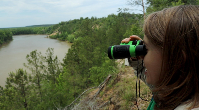 Garden of Eden Trail | Family Hike to the Apalachicola River A woman in a green shirt