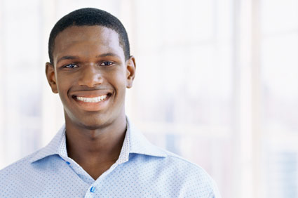 A person posing for the camera