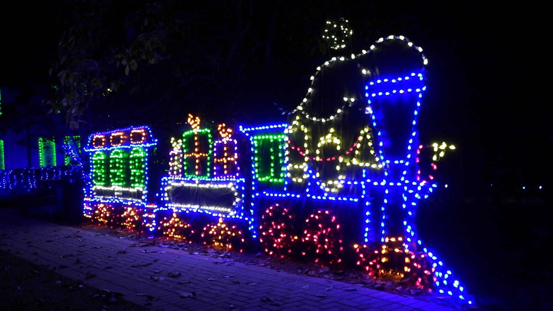 Dorothy Oven Park Holiday Lights 2020 WFSU Local Routes