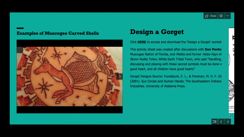 Website describing how to design a Groget. Which is a shell worn around a neck.