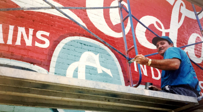 Coca – Cola Mural Quincy: The Real Thing