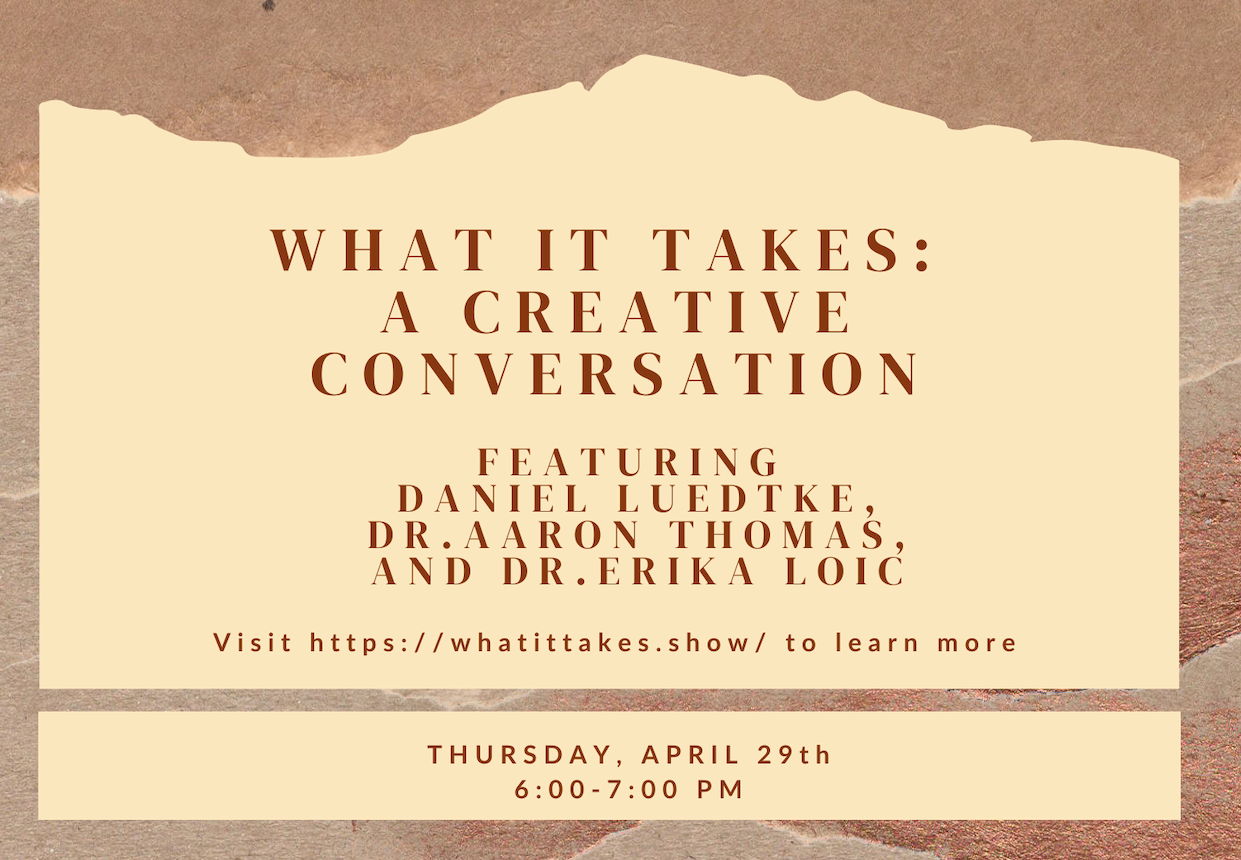 What It Takes: A Creative Conversation - WFSU Local Routes - Vimarsana News