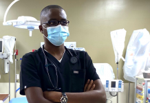 The Journey: Emergency Room Doctor Juvenal Havyarimana A man standing in a room