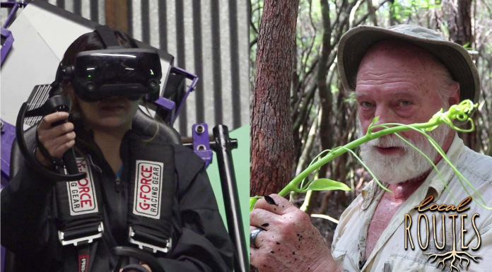 VR Roller Coasters & Salamander Adventures (Episode 708) A man wearing a costume