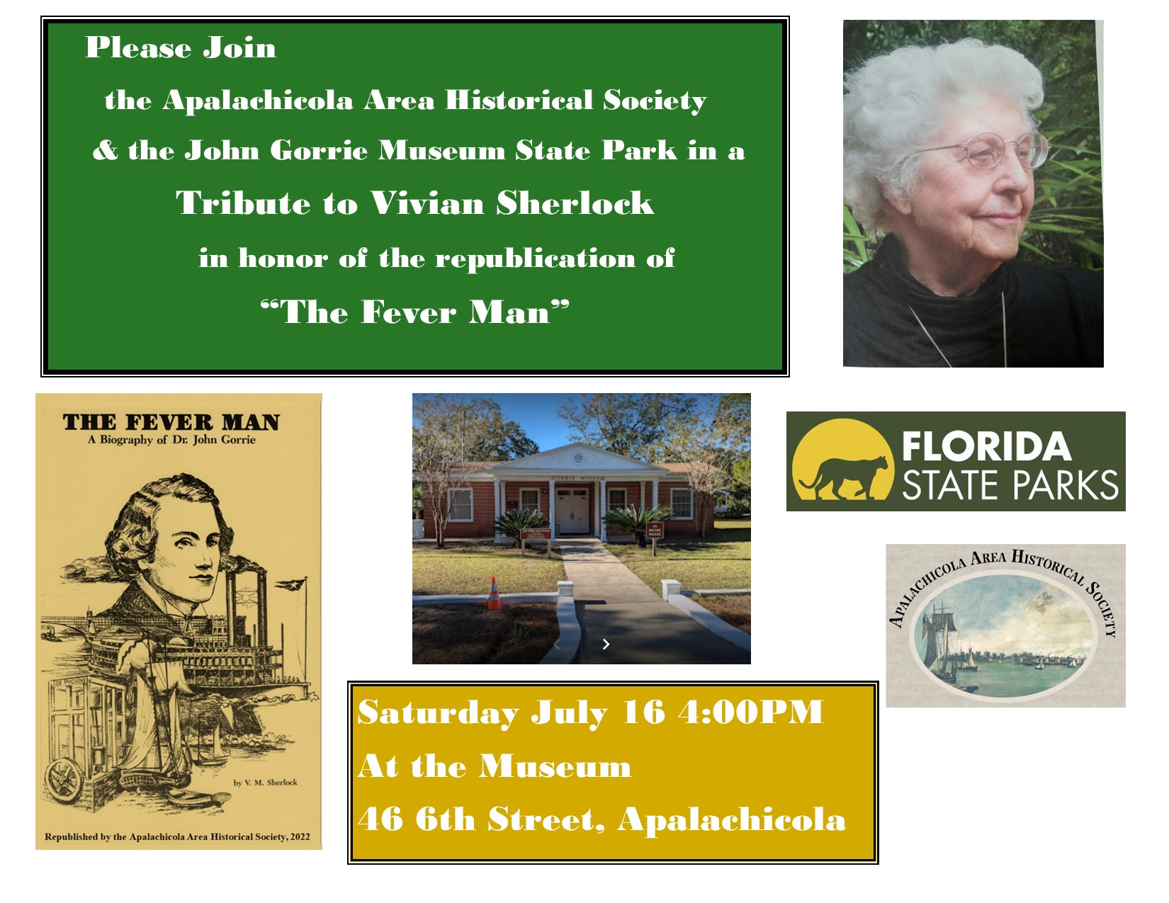 Tribute to Vivian Sherlock, author of The Fever Man - WFSU Local Routes