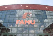 FAMU Board of Trustee’s pick Dr. Timothy Beard for interim president A sign in front of a building
