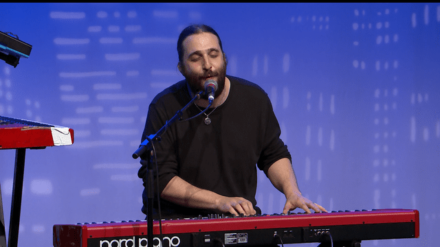 Danny Bedrosian Performs at Gradstock Concert