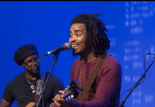 Royce Lovett performs at Gradstock Concert