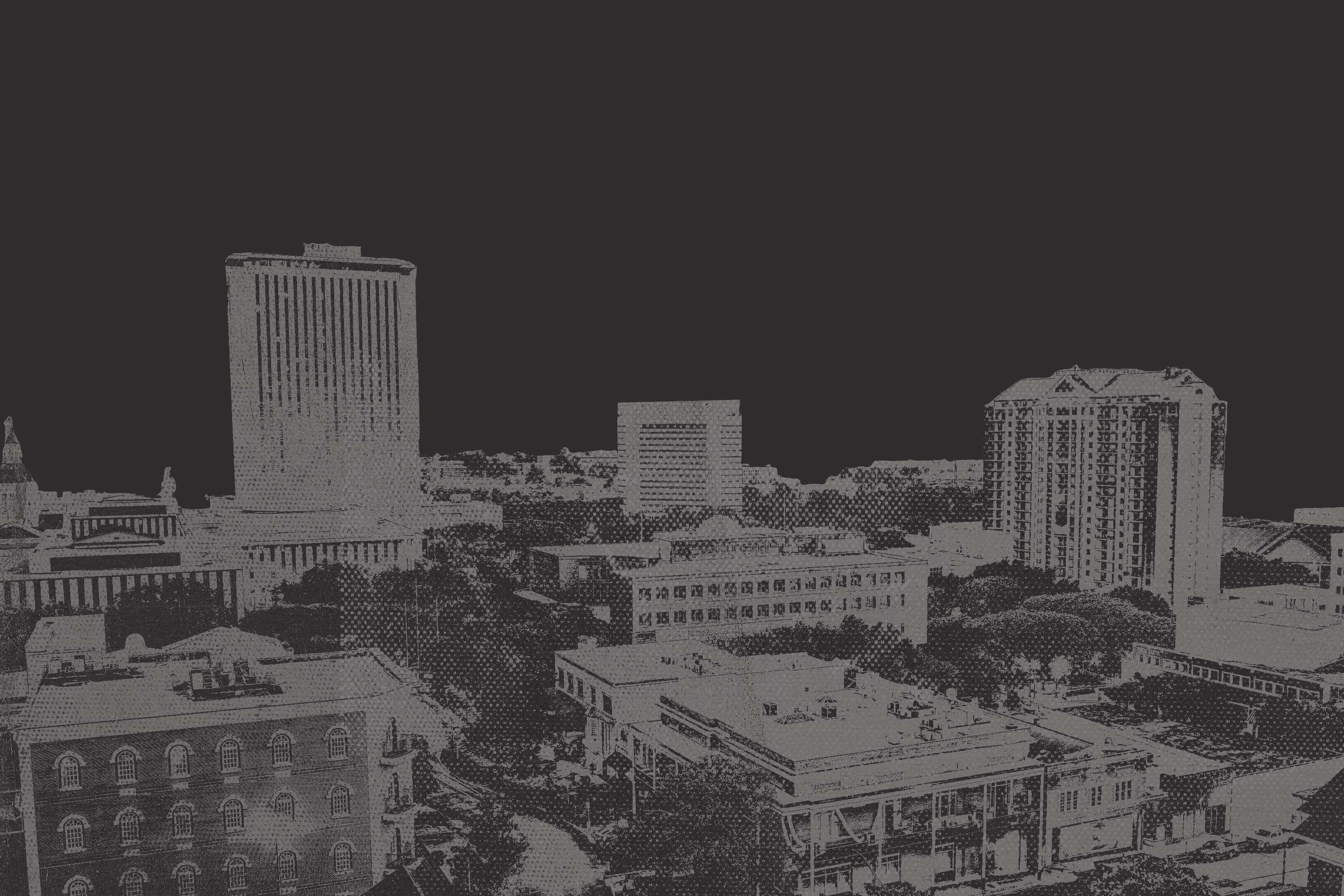 white, washed-out tallahassee skyline