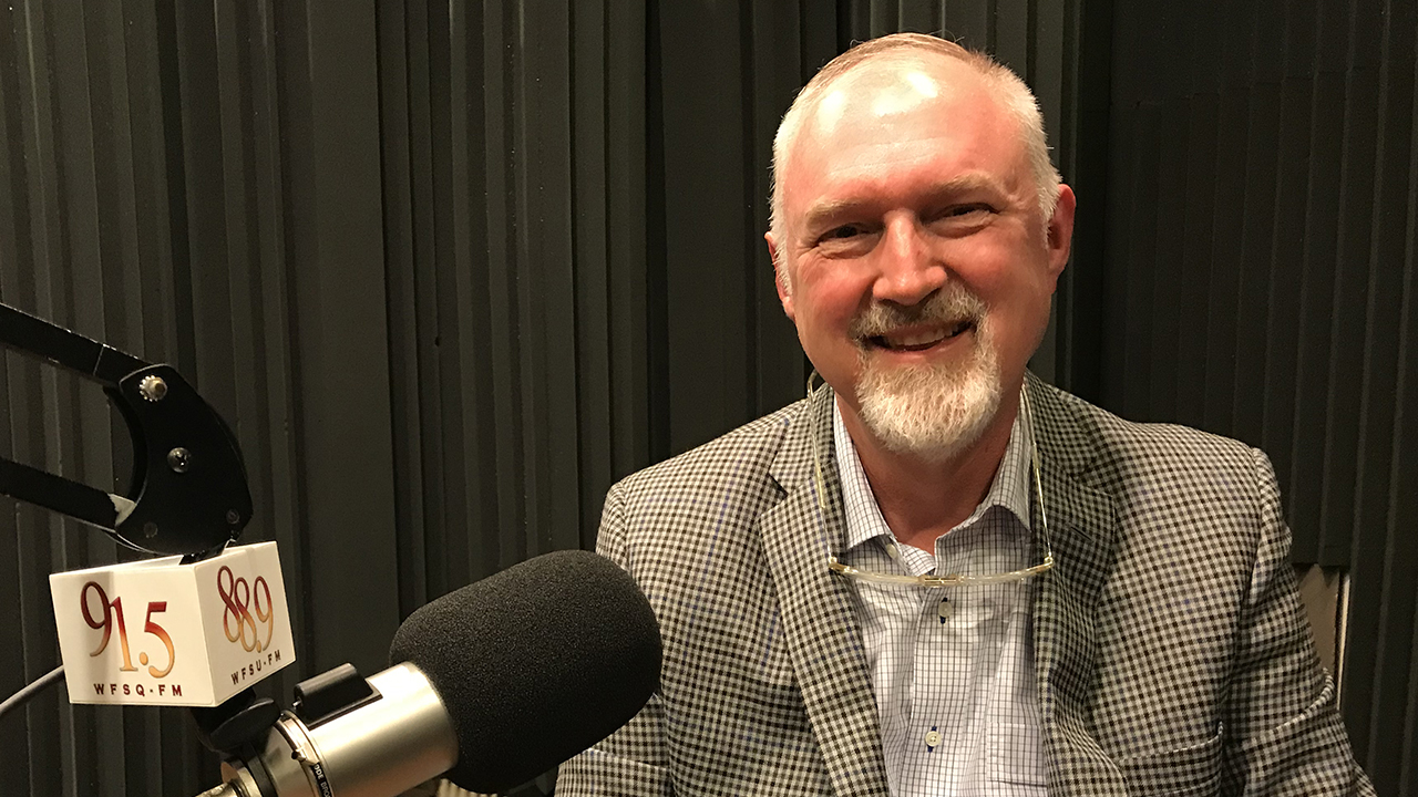 Bart Gunter in the radio studio