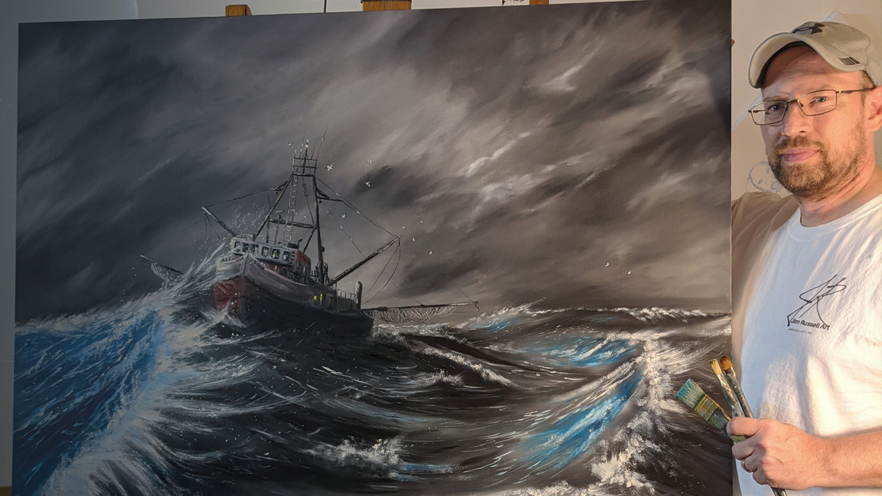 Man in hat and glasses