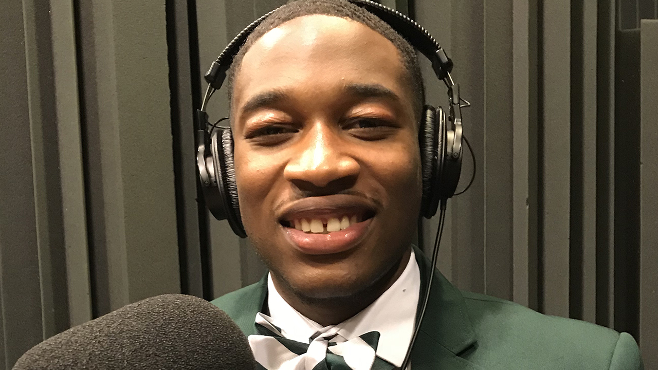 this is john bailey sitting in front of the microphone