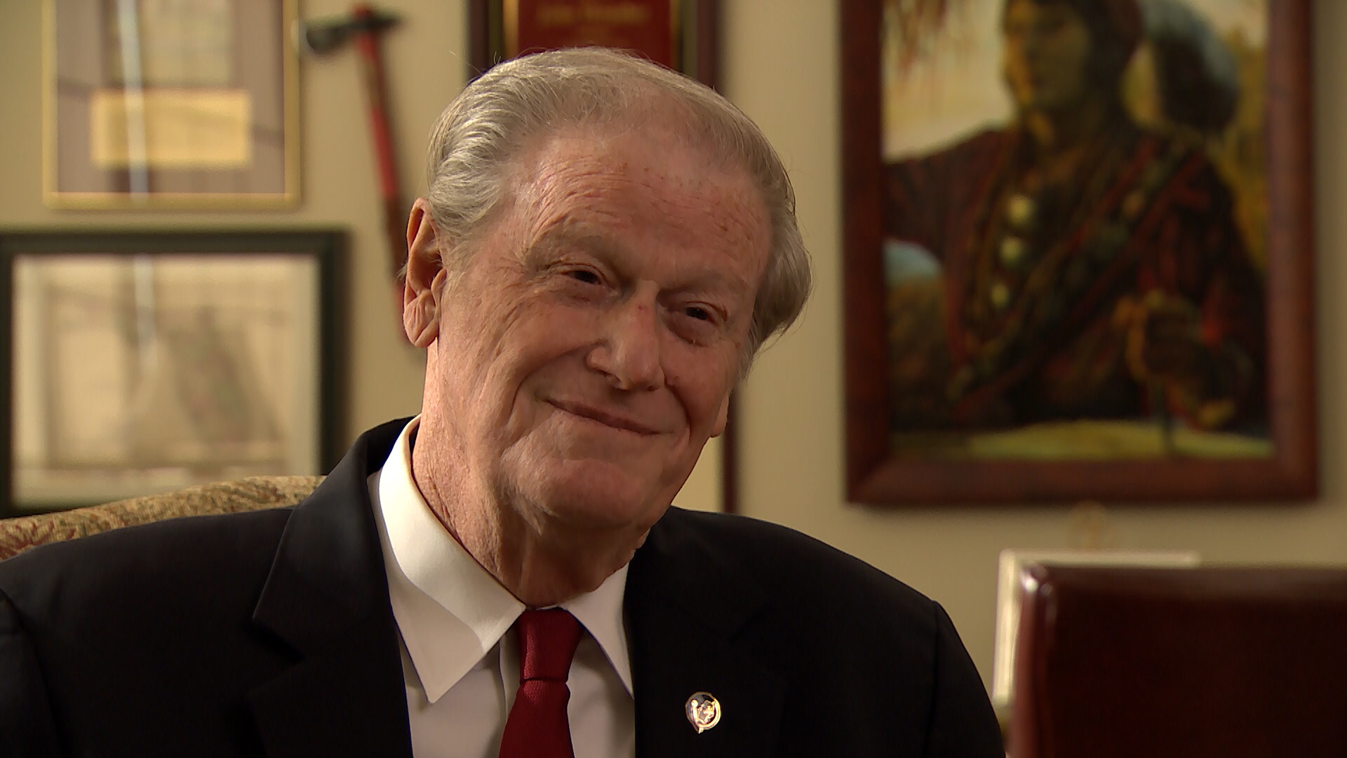 John Thrasher in his office at FSU