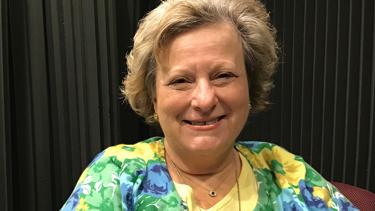 Pam Davis smiling