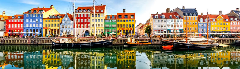 colorful scandinavian buildings