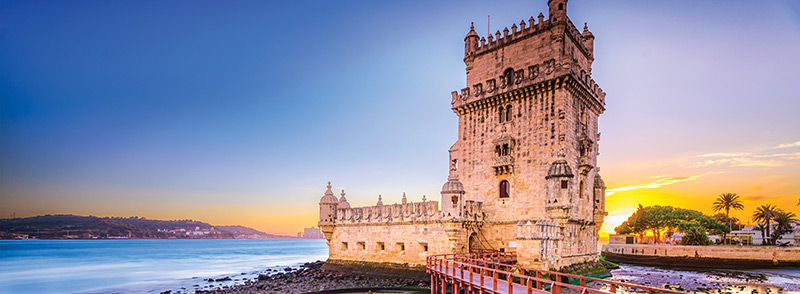 spanish castle on the coast