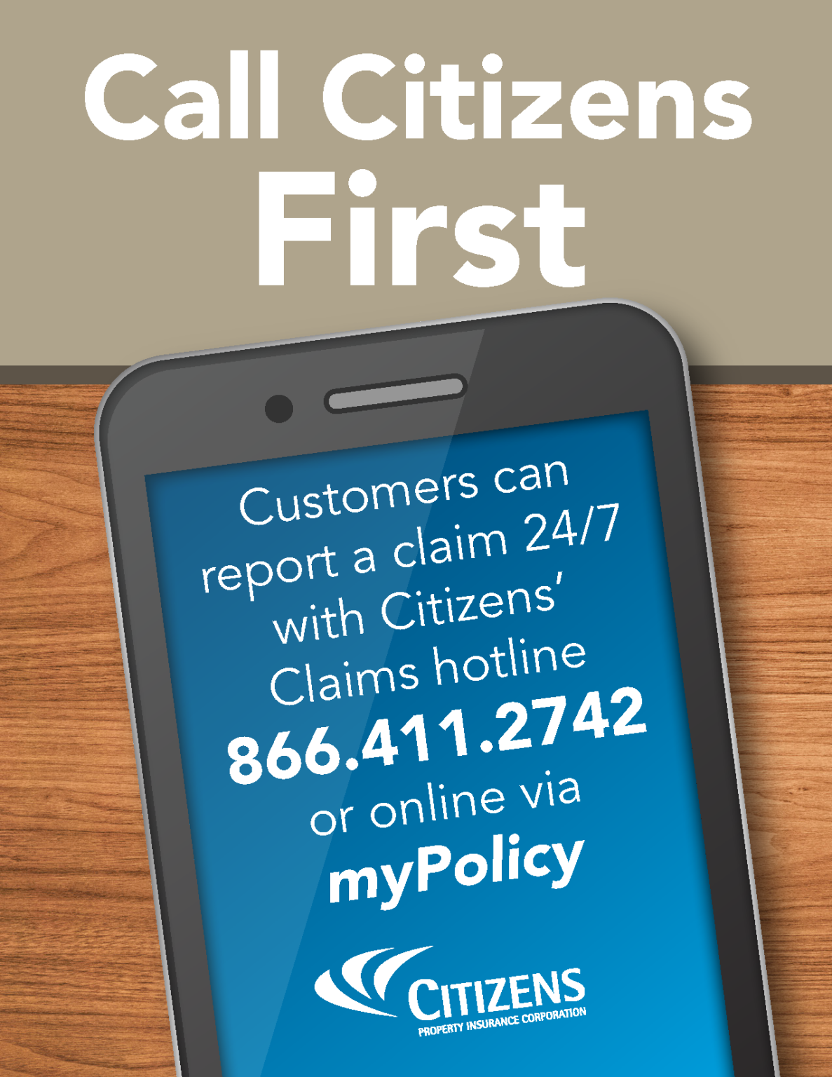 Promotional image for Citizens Claim Hotline