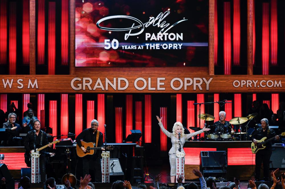 Dolly on stage