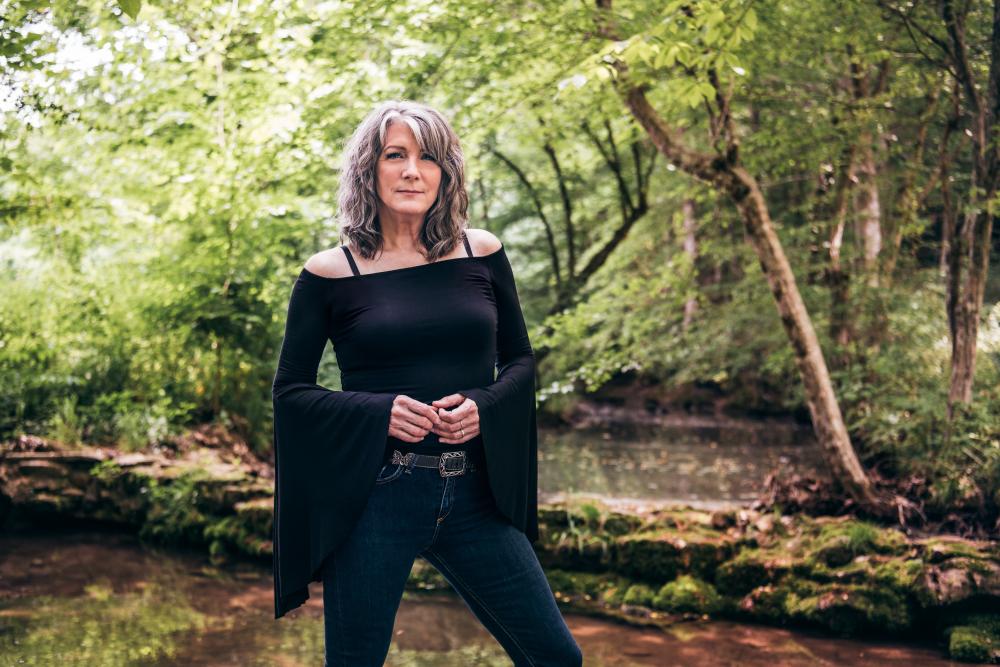 Woman standing in nature