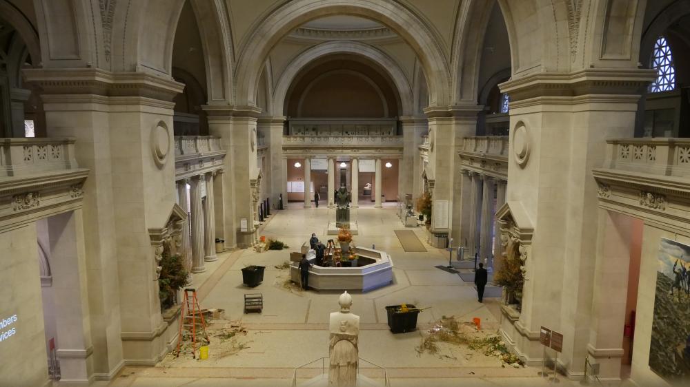 Interior of a musem